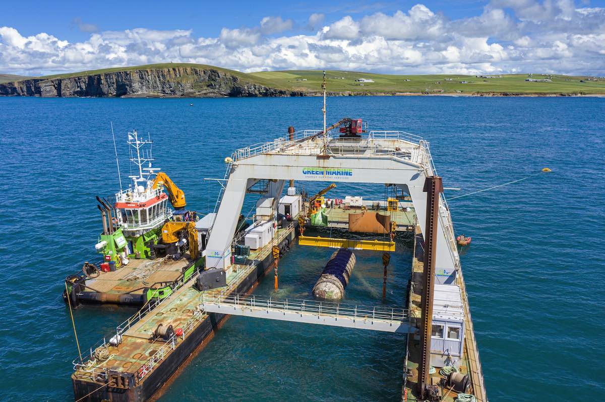 Project Natick, Vessel retrieval Stromness, Orkney. Microsoft - Tuesday 7th to Wednesday 15th of July 2020