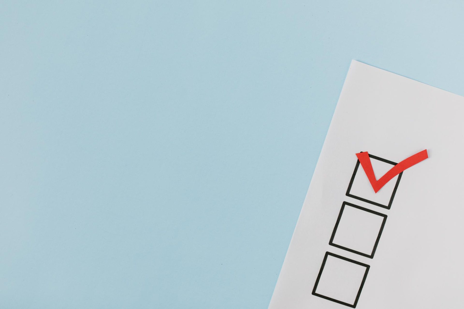 Vote | Choice | Checklist