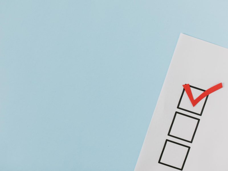 Vote | Choice | Checklist