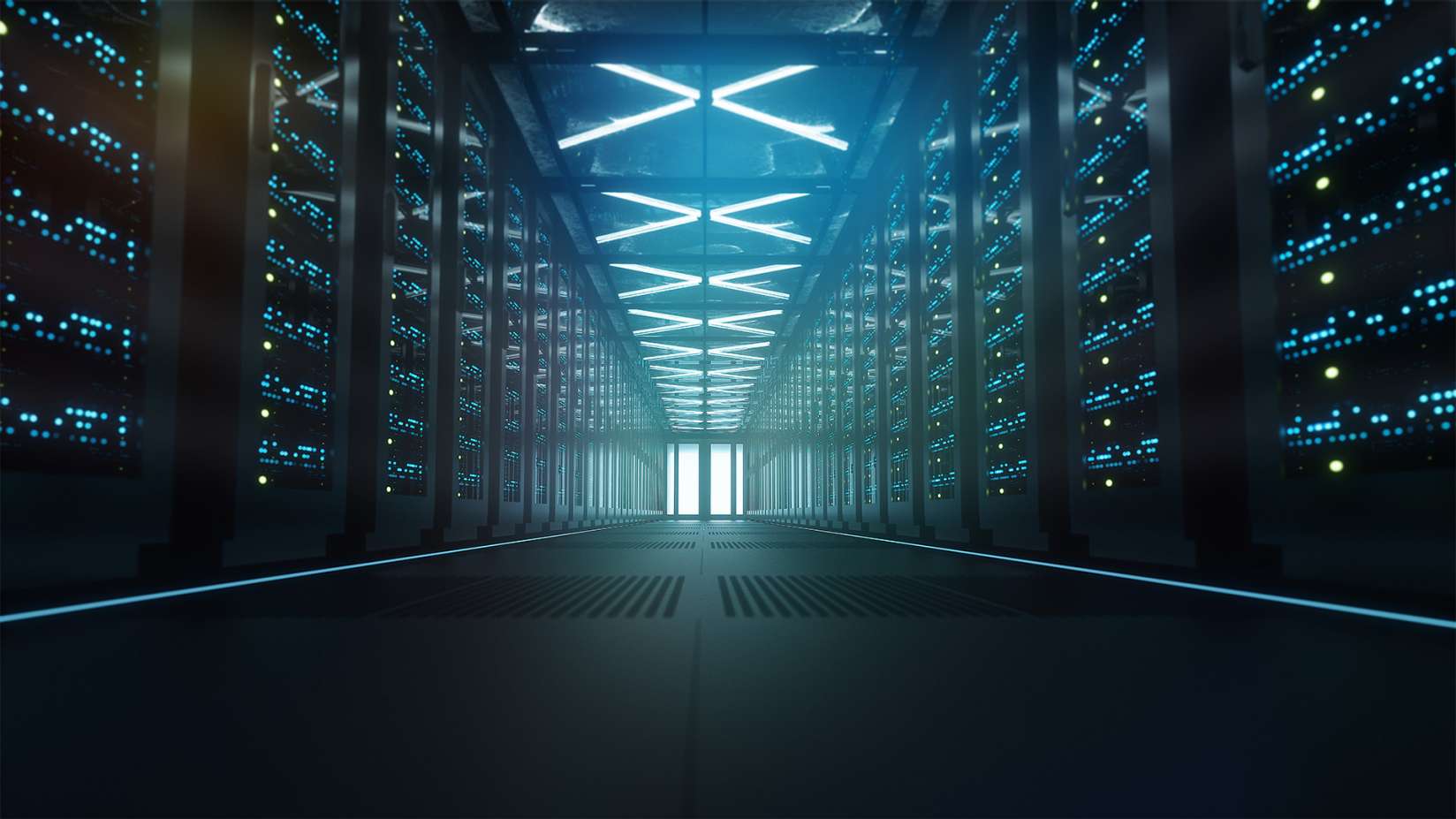 Data center. Servers.